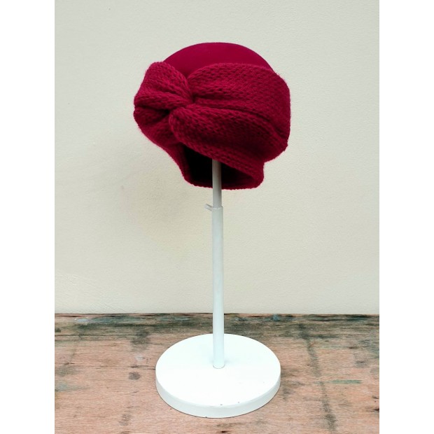 Julie Dubois skrybėlė skaisti raudona